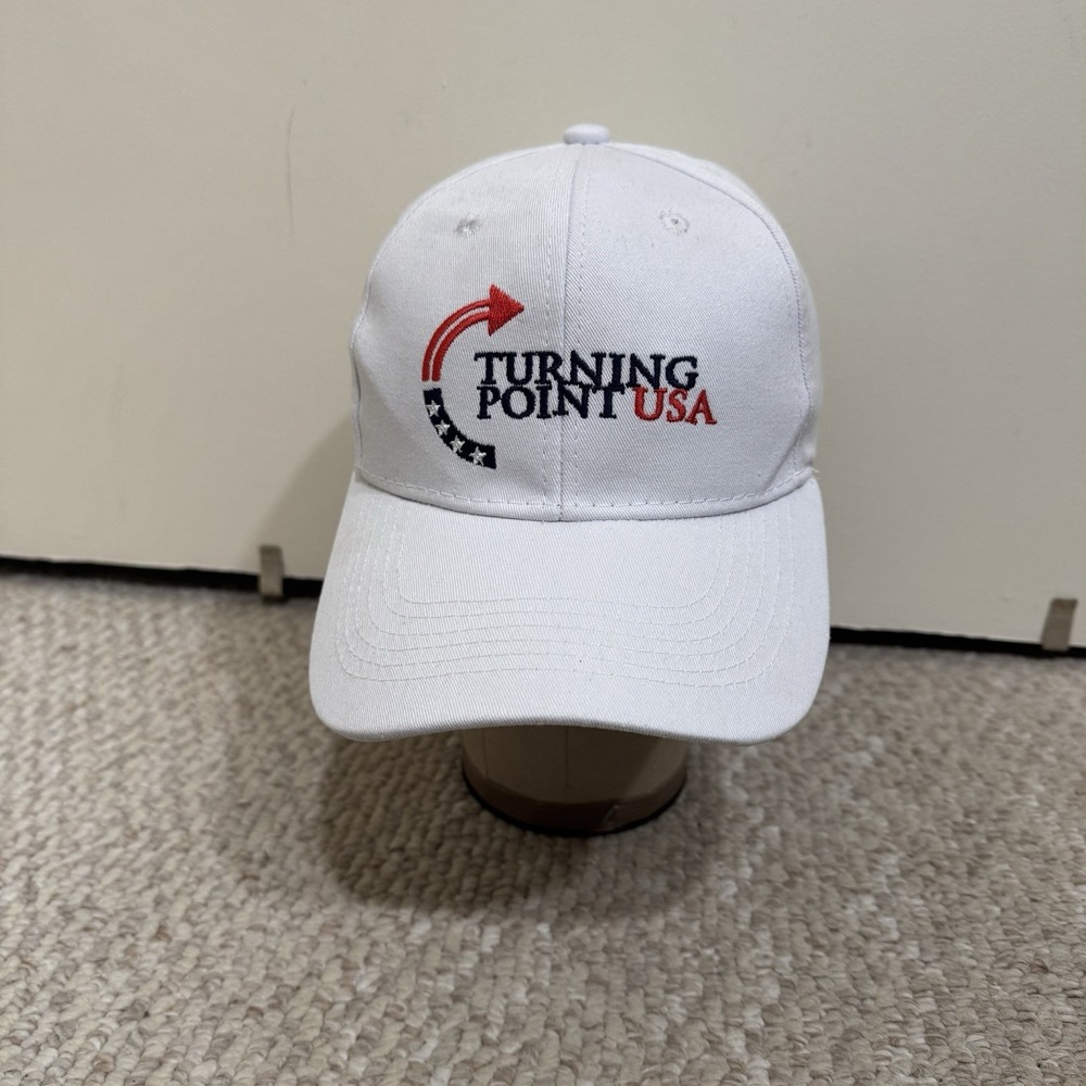 Turning Point USA Strapback Hat Adjustable Baseball Cap Charlie Kirk